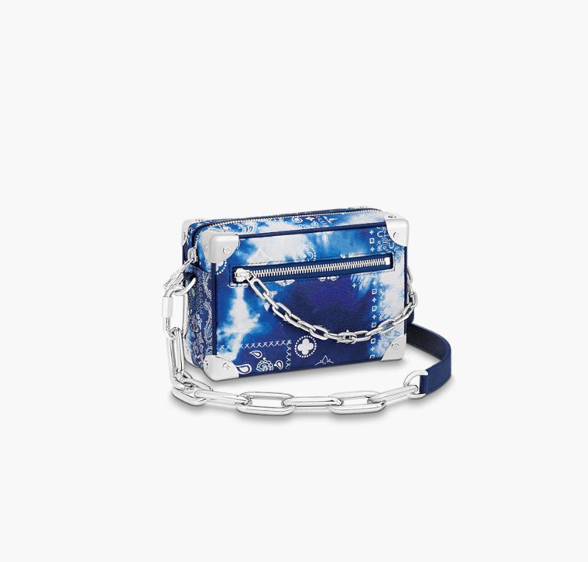 M20557 MINI SOFT TRUNK designer men women bag canvas embossed print genuine calf-leather Chain box cross-body shoulderbag purse handbag clutch, Shipping pay
M20557 MINI SOFT TRUNK designer men women bag canvas embossed print genuine calf-leather Chain box cross-body shoulderbag purse handbag clutch, Shipping pay