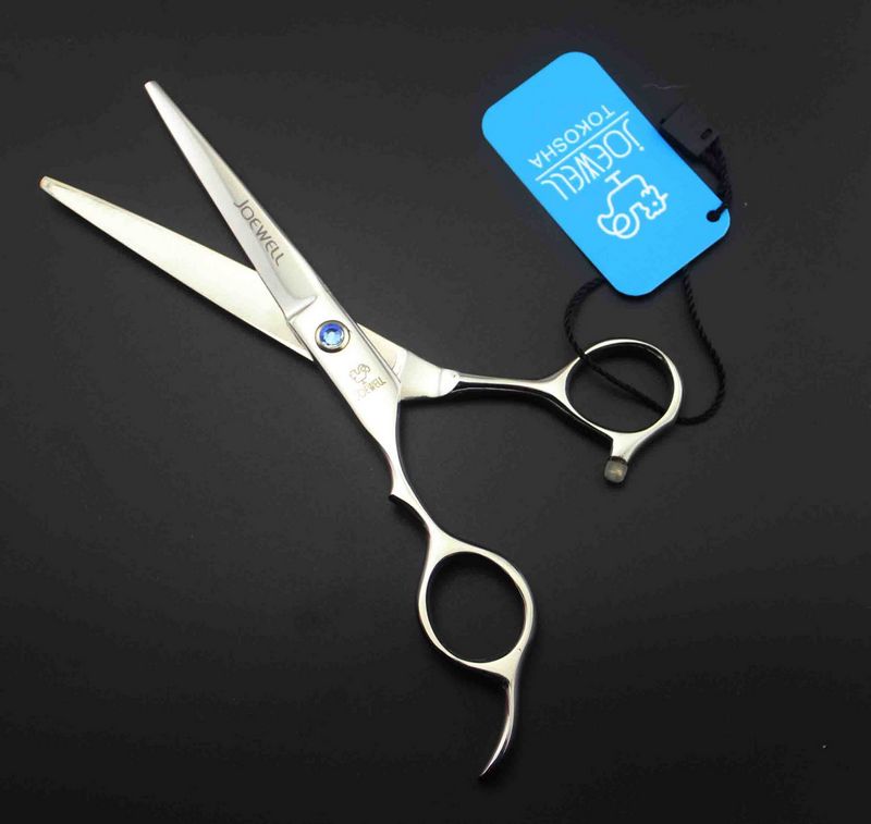 left hand stainless steel cutting/thinning scissors 6.0/5.5 inch barber professional hair beauty tool free shipping