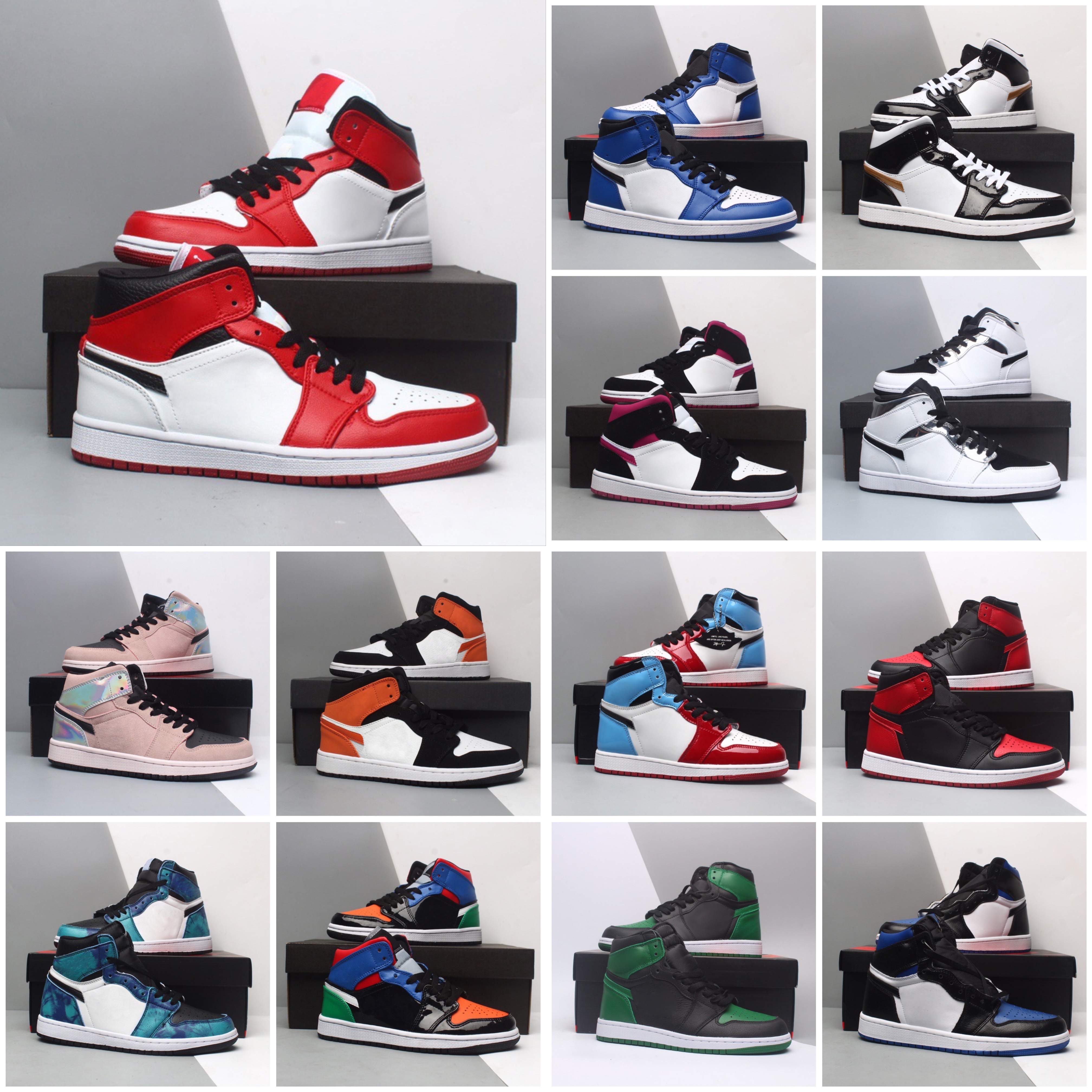 Raging Bull University 2022 Blue Chill 1 High Men Basketball Shoes 1s Racer Obsidian Bred Toe UNC Hyper Royal Turbo Green Sail Dark Mocha with box 36-46, 40
Raging Bull University 2022 Blue Chill 1 High Men Basketball Shoes 1s Racer Obsidian Bred Toe UNC Hyper Royal Turbo Green Sail Dark Mocha with box 36-46, 40