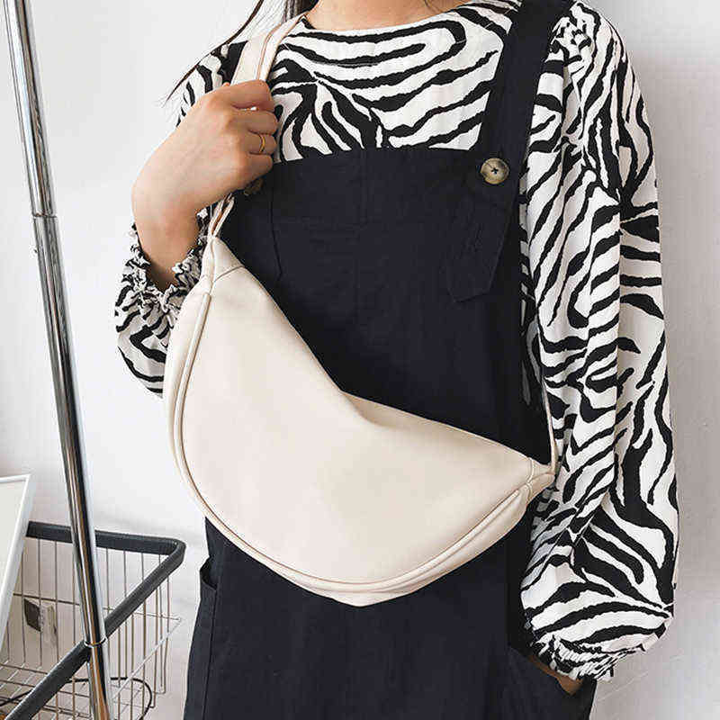 Evening Bags Handbags Woman New Brand Hobos Chest Bag Soft Pu Leather Personality Allmatch Crossbody Shoulder Bags 220414