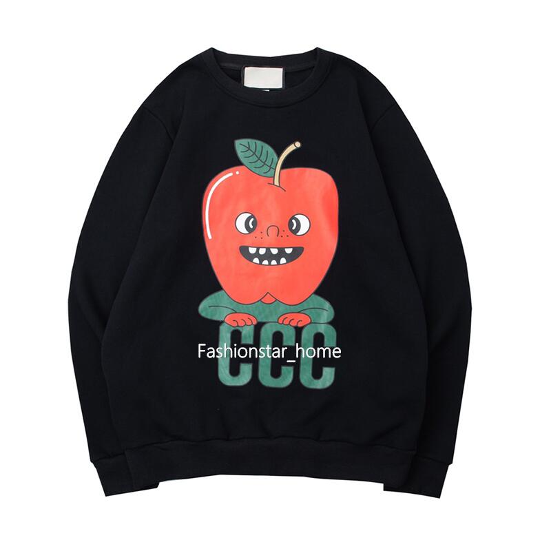 22SS Italy New Classic Comic Cartoon Apple Sweatshirt Early Autumn Winter Limited Man Women Crewneck Pullover Fashion High End Designer Sweater TJAMWY034, Black
22SS Italy New Classic Comic Cartoon Apple Sweatshirt Early Autumn Winter Limited Man Women Crewneck Pullover Fashion High End Designer Sweater TJAMWY034, Black