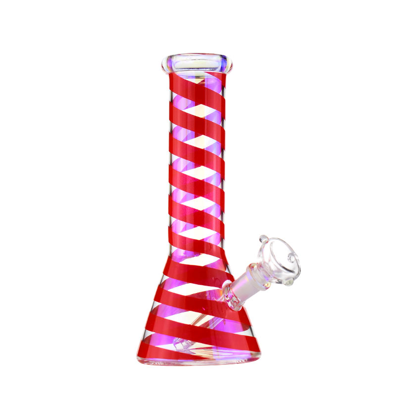 6.8 inches red color hookah mini beaker bong with straight tube and diffused downstem percolator 10mm female joint 
6.8 inches red color hookah mini beaker bong with straight tube and diffused downstem percolator 10mm female joint