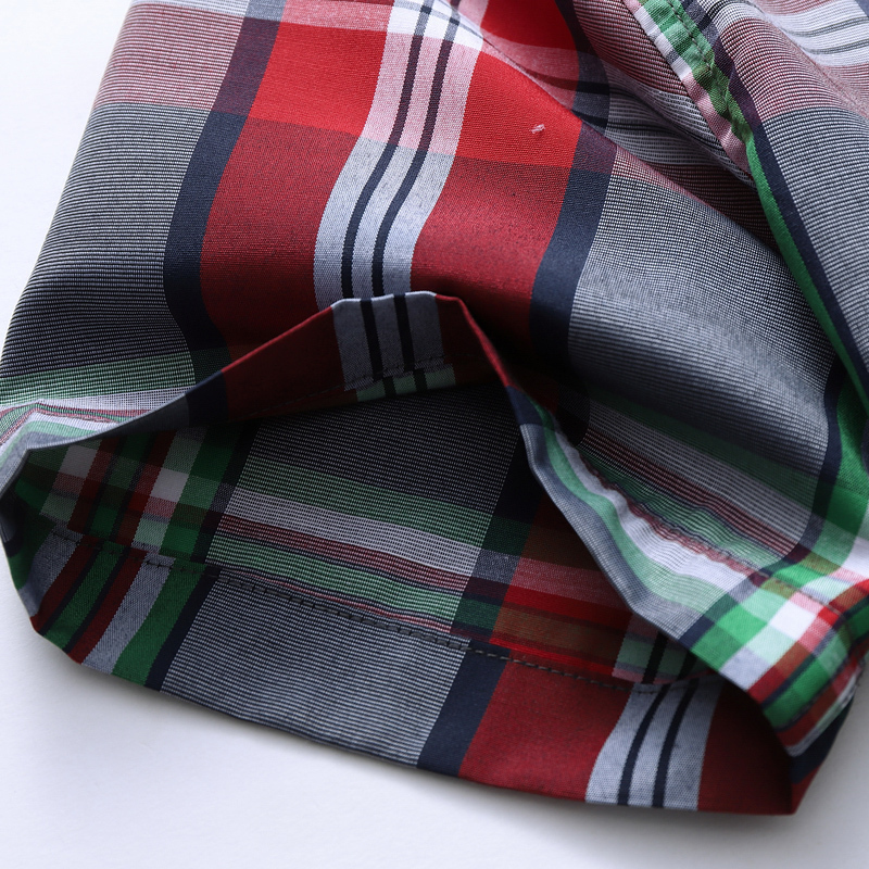 Fashion Plaid Shirt Men Summer Casual Short Sleeve Shirts Mens Plus Size Beach Hawaiian Tops Blouse Male 5XL 6XL 7XL 220322