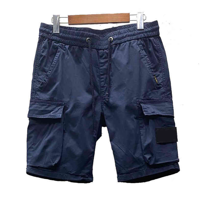 Summer men's and women's high-quality casual loose sports shorts cotton stone tooling embroidery shorts