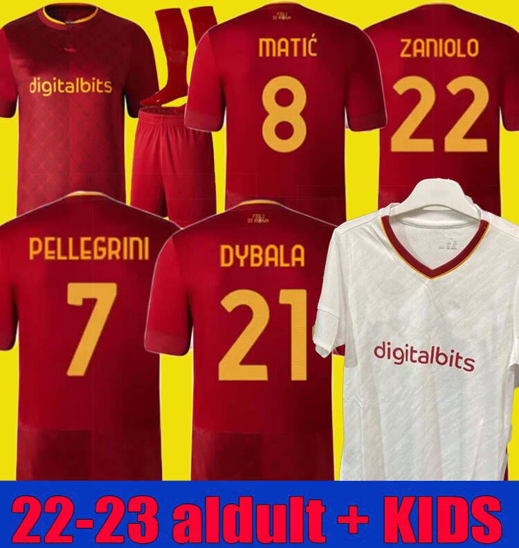 21 22 23 DYBALA SOCCER JERSEYS ROMA home final Pastore Pellegrini Abraham 2022 2023 totti Zaniolo MANCINI KUMBULLA men kids kit FOOTBALL EL SHAARAWY Uniform rome sets, 21/22 home+ patch
21 22 23 DYBALA SOCCER JERSEYS ROMA home final Pastore Pellegrini Abraham 2022 2023 totti Zaniolo MANCINI KUMBULLA men kids kit FOOTBALL EL SHAARAWY Uniform rome sets, 21/22 home+ patch