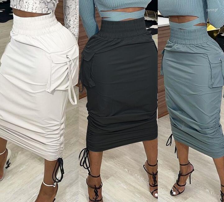 Skirts 2022 European And American Women' Fashion Solid Color High-waist Pleated Lace-up Pencil Skirt, Black
Skirts 2022 European And American Women' Fashion Solid Color High-waist Pleated Lace-up Pencil Skirt, Black