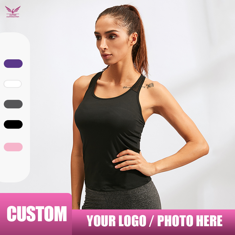 custom Fitness Sports Yoga Shirt Quickly Dry Sleeveless Running Vest Workout Crop Top Female Tshirt 220613, Black
custom Fitness Sports Yoga Shirt Quickly Dry Sleeveless Running Vest Workout Crop Top Female Tshirt 220613, Black