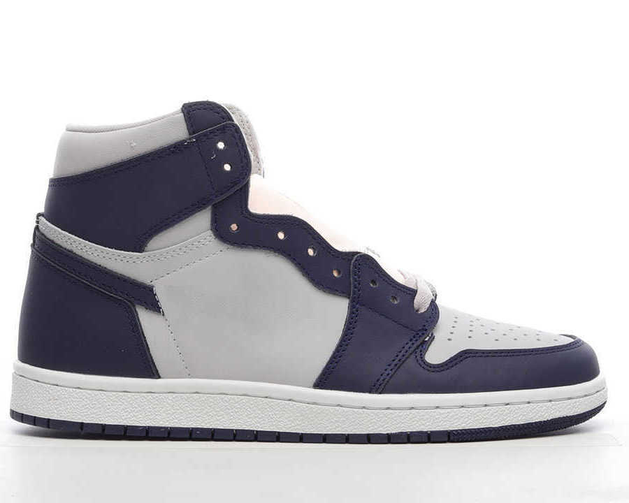 Shoes Jumpman 1 High OG Georgetown Blue White Grey Sports Outdoor Sneakers, #1