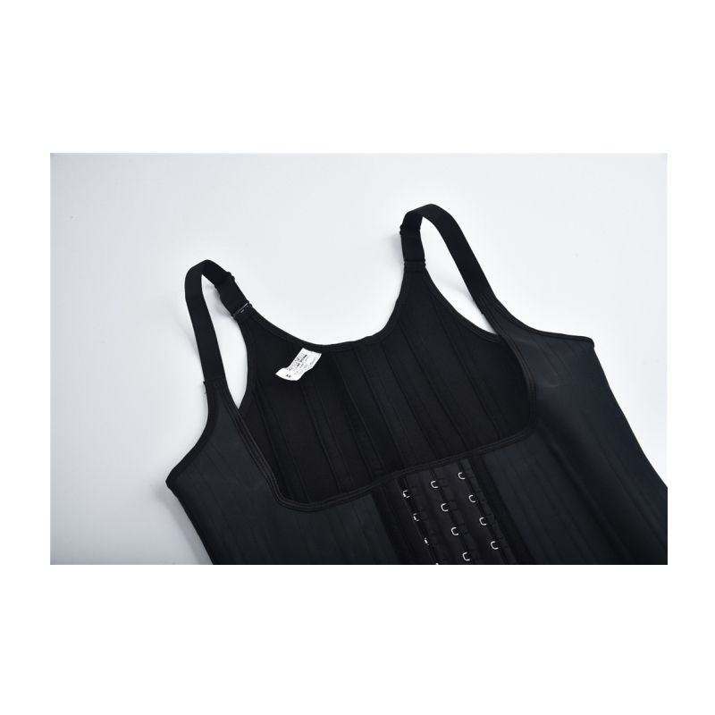 25 Steel-Bone Smooth Rubber-Plastic Women's Top Reflective Latex Spandex Waist Vest Abdomen Corset Women Clothing Underwear