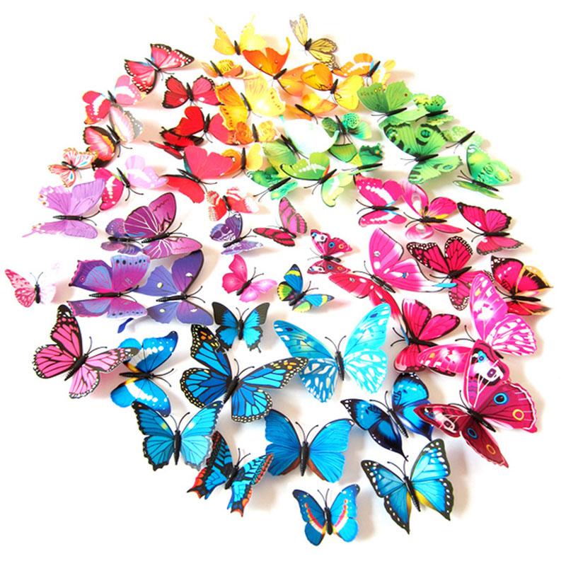 Party Decoration 12Pcs 3D Butterfly Wall Stickers Decals 4Sizes Removable Mural For Home/Bedroom/Bathroom/Living Room/Offices Decor
Party Decoration 12Pcs 3D Butterfly Wall Stickers Decals 4Sizes Removable Mural For Home/Bedroom/Bathroom/Living Room/Offices Decor