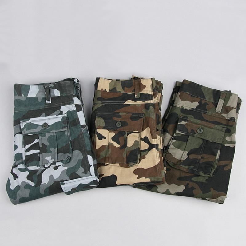 Camouflage Cargo Pants 8XL Joggers Militar Men Trousers Hip Hop Army Camo Spodnie Meskie Man Cotton