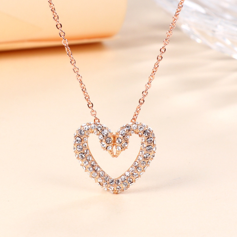 New Love Full Diamond Necklace Women's Hot Selling High Quality Versatile Moves
New Love Full Diamond Necklace Women's Hot Selling High Quality Versatile Moves