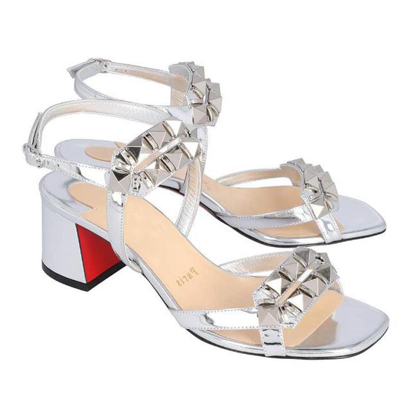 Christians Luxury Elegant Women Sandals pumps Red Bottoms Silver Patent Leather Galerietta Block Heel Sandal Summer Dress Shoes Slim Lad KcR, #1
Christians Luxury Elegant Women Sandals pumps Red Bottoms Silver Patent Leather Galerietta Block Heel Sandal Summer Dress Shoes Slim Lad KcR, #1