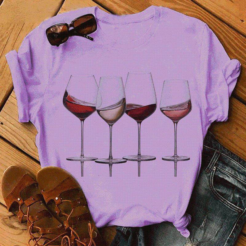 Women' Sweaters Women Pullover Wine Printing Lady Short Sleeve Casual Cartoon Fashion Top Graphic Female ClothingWomen, 30277-zi
Women' Sweaters Women Pullover Wine Printing Lady Short Sleeve Casual Cartoon Fashion Top Graphic Female ClothingWomen, 30277-zi