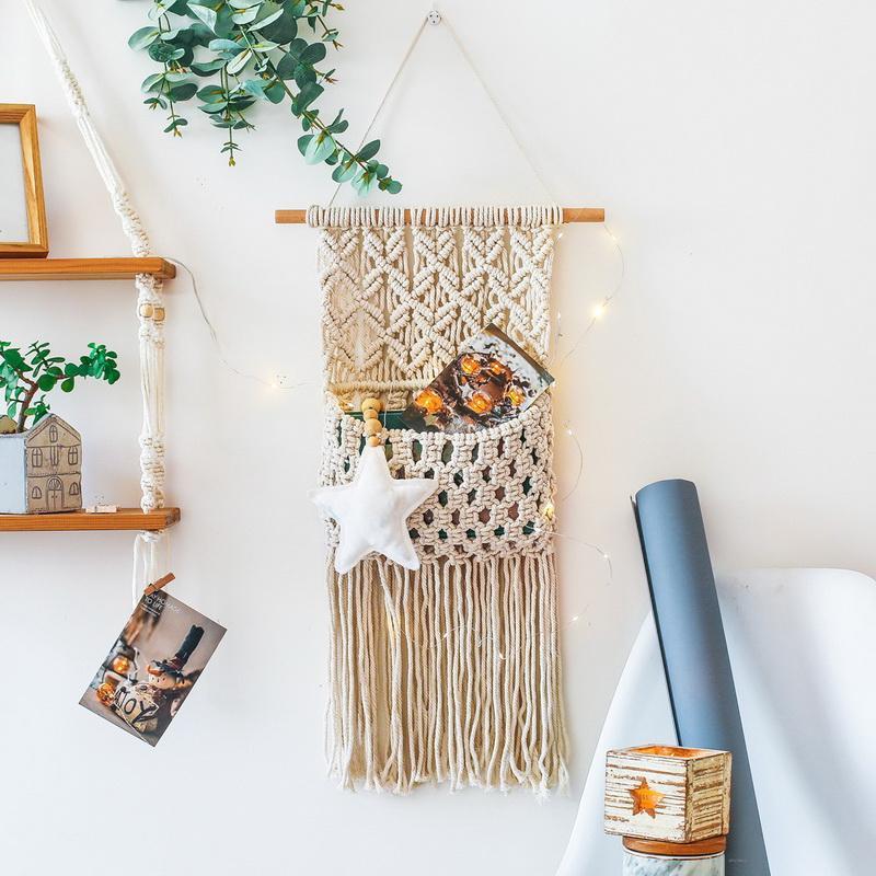 Tapestries Wall Mounted Hanging Bohemian Tapestry Woven Creative Novelty Pockets Study Decoration Handmade Crafts
Tapestries Wall Mounted Hanging Bohemian Tapestry Woven Creative Novelty Pockets Study Decoration Handmade Crafts