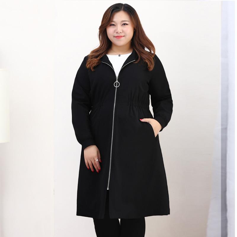 Women's Trench Coats Large Size -10XL Hooded Coat Women Spring Autumn Long Windbreaker Female Basic Casual Zipper Black G46
Women's Trench Coats Large Size -10XL Hooded Coat Women Spring Autumn Long Windbreaker Female Basic Casual Zipper Black G46