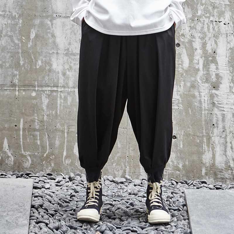 Men's Pants Ankle Men Wide Leg Men's Bloomers Drawstring Draped Loose Casual Hip Hop Joggers Original Design JapaneseMen's, Black
Men's Pants Ankle Men Wide Leg Men's Bloomers Drawstring Draped Loose Casual Hip Hop Joggers Original Design JapaneseMen's, Black