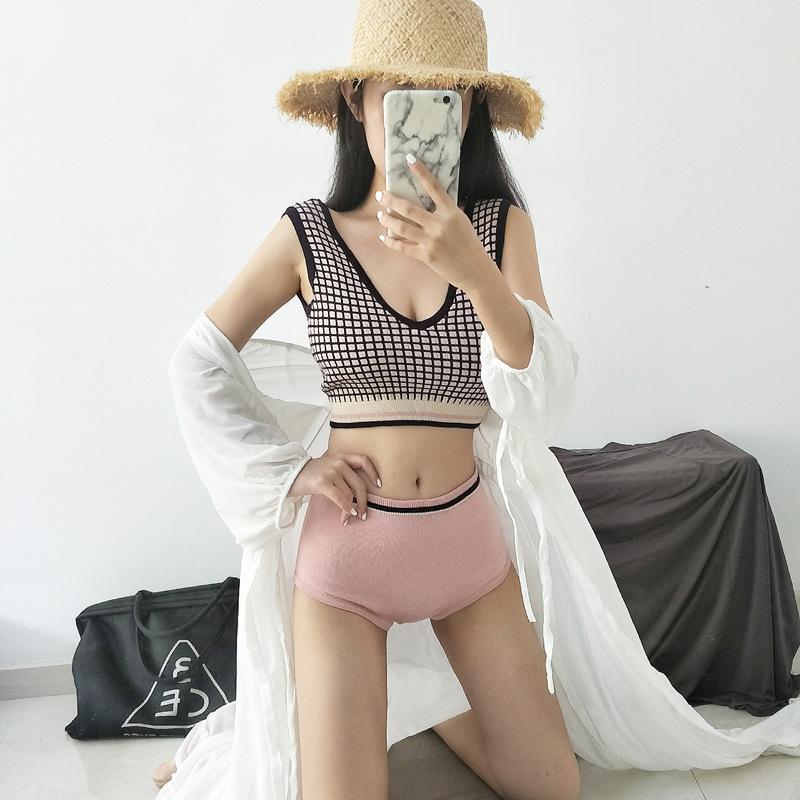 Women's Swimwear Korean Summer Ins Retro Sexy V-collar British Style Sub-split Knitted Swimsuit Women's Two-piece Backless SwimsuitWomen, Beige
Women's Swimwear Korean Summer Ins Retro Sexy V-collar British Style Sub-split Knitted Swimsuit Women's Two-piece Backless SwimsuitWomen, Beige