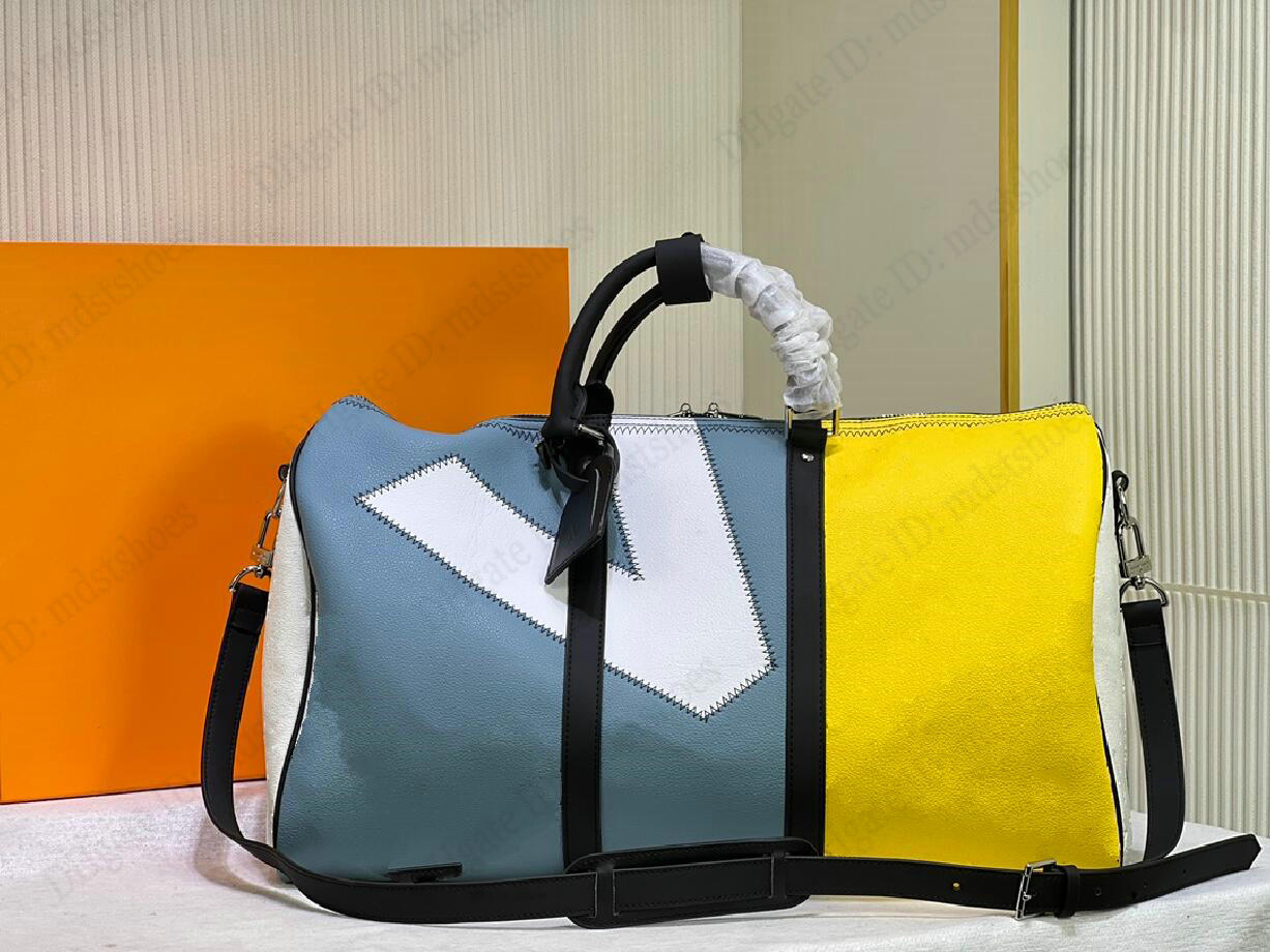 M59922 Keepall Bandouliere 50 Travel Bag Embossed Monograms Colorblock Oversize Letter Logo Designers Handbag Sports Bag
M59922 Keepall Bandouliere 50 Travel Bag Embossed Monograms Colorblock Oversize Letter Logo Designers Handbag Sports Bag