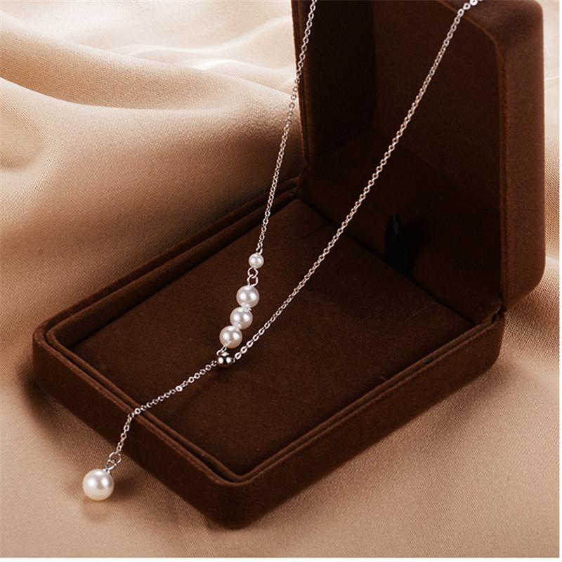 Chains Sterling Silver Tassel Long Chain Pearl Charm Necklace Pendant For Women Wedding Jewelry Accessories Choker LjflafaChains
Chains Sterling Silver Tassel Long Chain Pearl Charm Necklace Pendant For Women Wedding Jewelry Accessories Choker LjflafaChains
