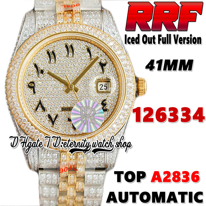 RFF Latest products lc126334 A2836 Automatic 40mm Mens Watch iq1263331 tw126333 Arabic Diamonds Dial 904L Steel Iced Out Diamond Two Tone Bracelet eternity Watches, Watch waterproof cost
RFF Latest products lc126334 A2836 Automatic 40mm Mens Watch iq1263331 tw126333 Arabic Diamonds Dial 904L Steel Iced Out Diamond Two Tone Bracelet eternity Watches, Watch waterproof cost