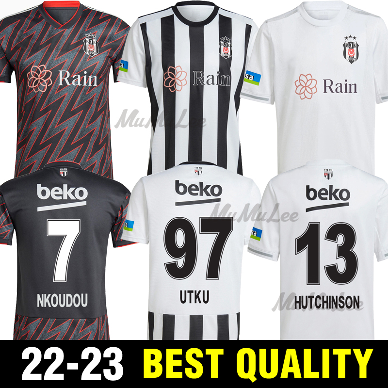 2022 2023 Besiktas JK Soccer Jerseys The Lates Home White Karaman Deigo Costa Larin Ghezzal Welinton Vida Away Black 22/23 Besiktas Jimnastik Kulubu football
2022 2023 Besiktas JK Soccer Jerseys The Lates Home White Karaman Deigo Costa Larin Ghezzal Welinton Vida Away Black 22/23 Besiktas Jimnastik Kulubu football