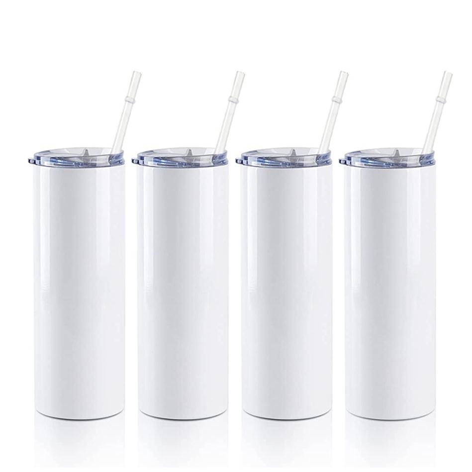 DIY Sublimation Tumbler Blank 20oz Stainless Steel Straight Insulated Tumblers Cups White Beer Coffee Mugs In Stock YFAB2301306A, With sealing lid+straw
DIY Sublimation Tumbler Blank 20oz Stainless Steel Straight Insulated Tumblers Cups White Beer Coffee Mugs In Stock YFAB2301306A, With sealing lid+straw