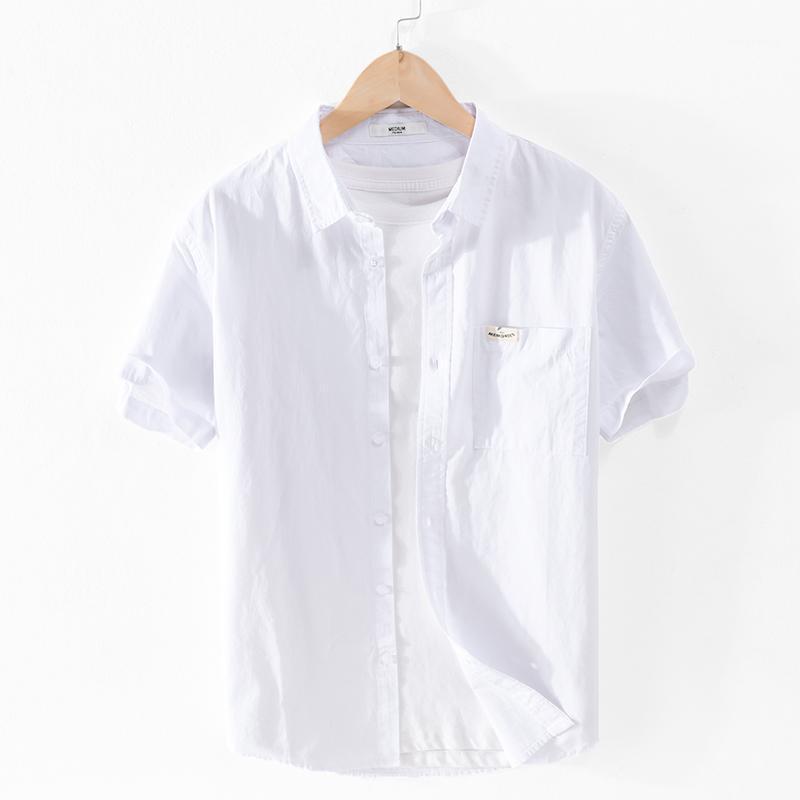 Men's Casual Shirts 2022 Suehaiwe's Brand Italy Style Pure Cotton White Men Summer Short Sleeved Shirt For Camisa Chemise Tops
Men's Casual Shirts 2022 Suehaiwe's Brand Italy Style Pure Cotton White Men Summer Short Sleeved Shirt For Camisa Chemise Tops