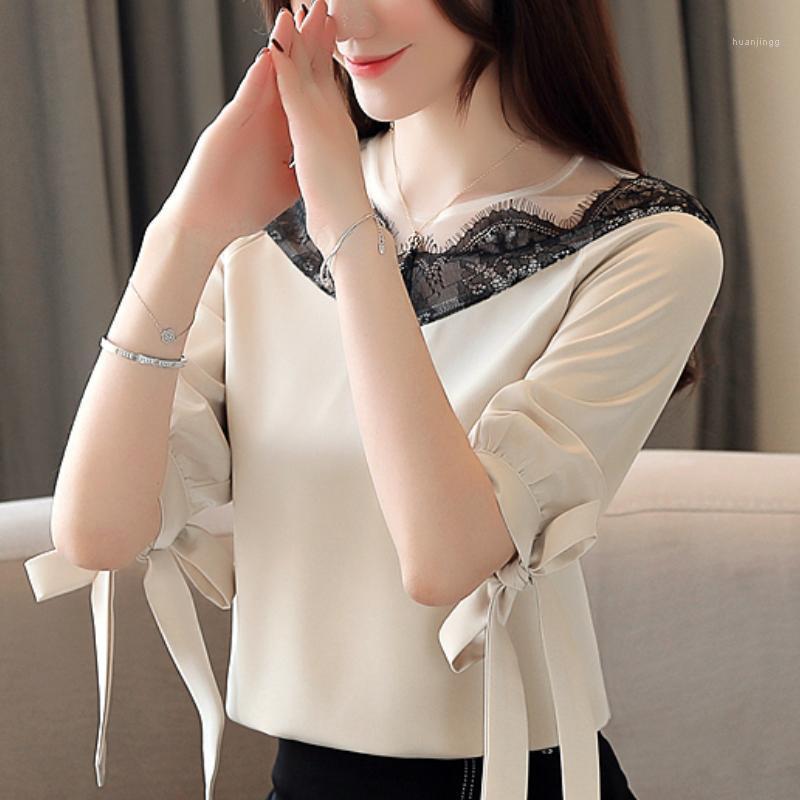 Womens Tops And Blouses Summer Women 2022 Short Sleeve Shirts Lace Chiffon Blouse Camisas Mujer B390 Women, White
Womens Tops And Blouses Summer Women 2022 Short Sleeve Shirts Lace Chiffon Blouse Camisas Mujer B390 Women, White
