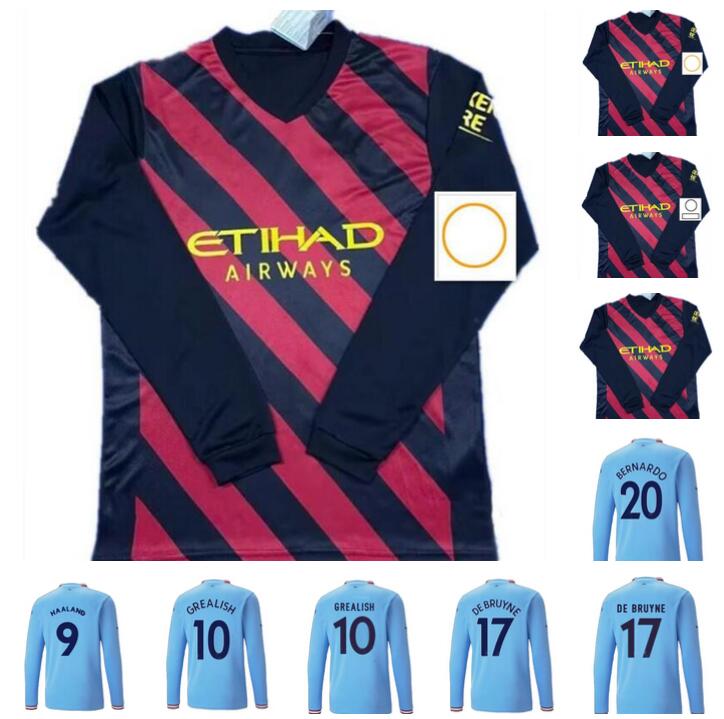 2022 2023 Long sleeve DE BRUYNE GREALISH soccer jerseys MANs cities 22 23 ALVAREZ RODRIGO FERRAN foden BERNARDO Gundogan away MAHREZ FERRAN jersey football shirt
2022 2023 Long sleeve DE BRUYNE GREALISH soccer jerseys MANs cities 22 23 ALVAREZ RODRIGO FERRAN foden BERNARDO Gundogan away MAHREZ FERRAN jersey football shirt