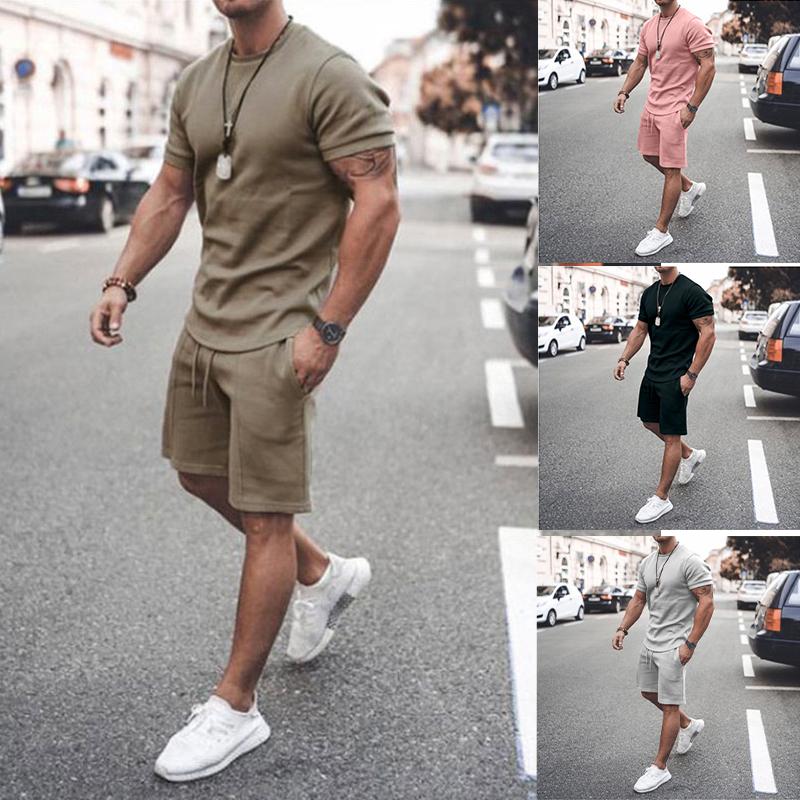 Men's Tracksuits Summer Men's Tracksuit T-Shirt And Shorts Clothes 2 Piece Solid Color Short Sleeves 2022Men's, 10
Men's Tracksuits Summer Men's Tracksuit T-Shirt And Shorts Clothes 2 Piece Solid Color Short Sleeves 2022Men's, 10