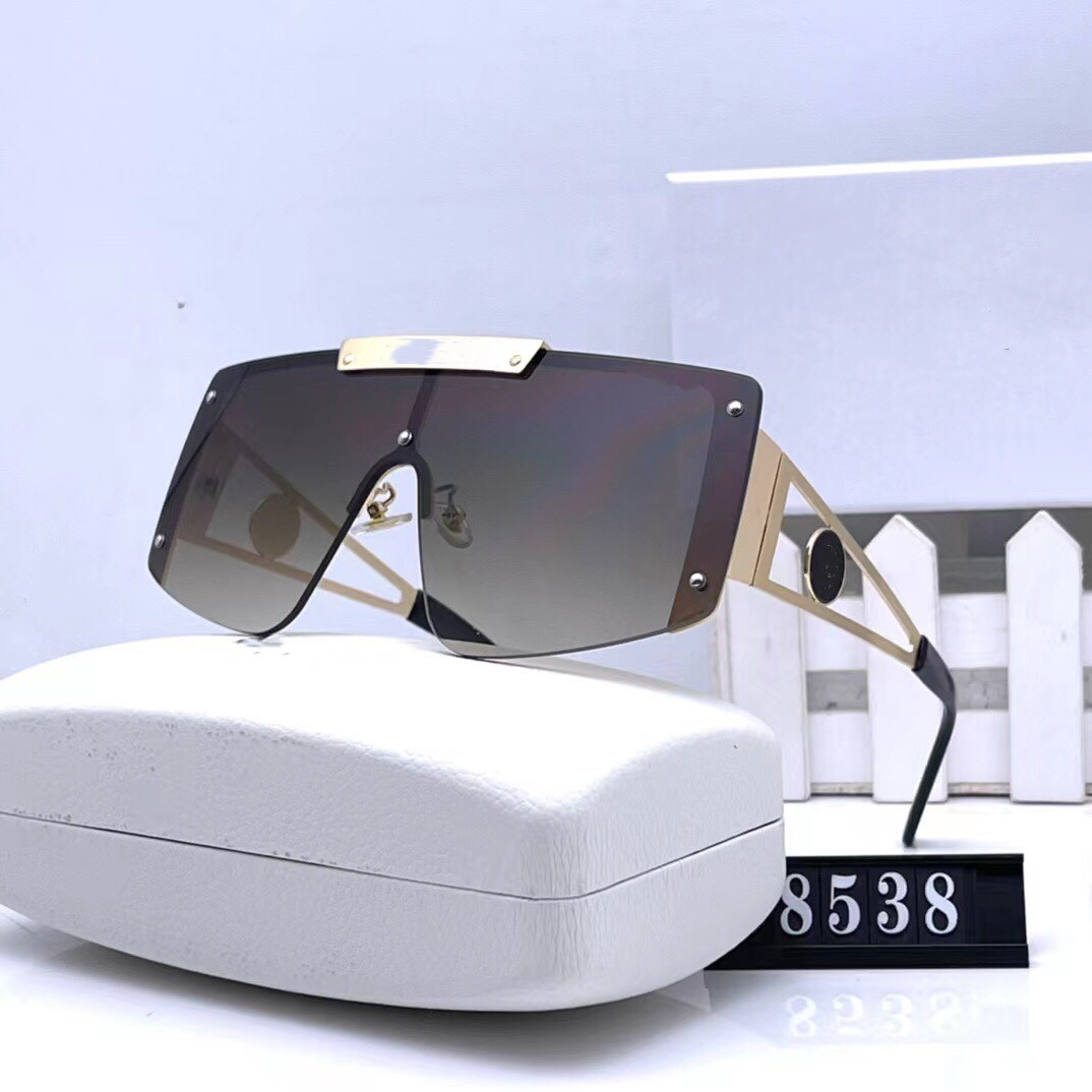 design sunglasses For women Fashion Shield sun glasses UV protection big connection lens Semi-Rimless Top Quality Come With Packages
design sunglasses For women Fashion Shield sun glasses UV protection big connection lens Semi-Rimless Top Quality Come With Packages