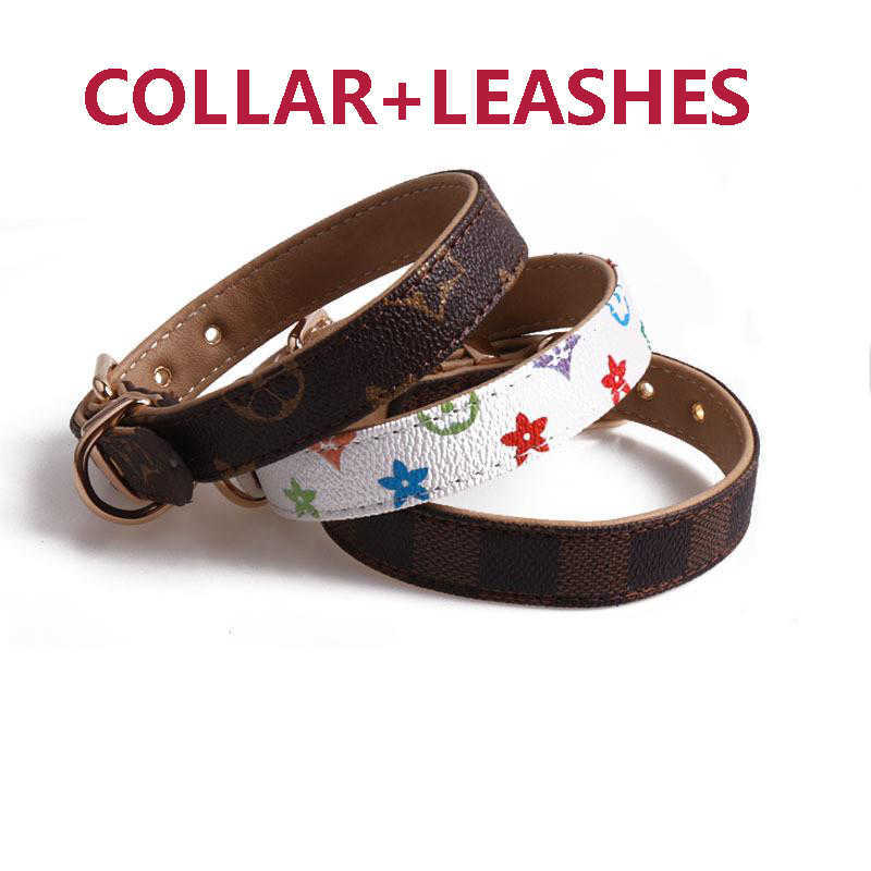 10 Collars Colors Dog Classic Print Designer Pet Leashes Indoor Outdoor Durable PU Collar Leash Set
10 Collars Colors Dog Classic Print Designer Pet Leashes Indoor Outdoor Durable PU Collar Leash Set