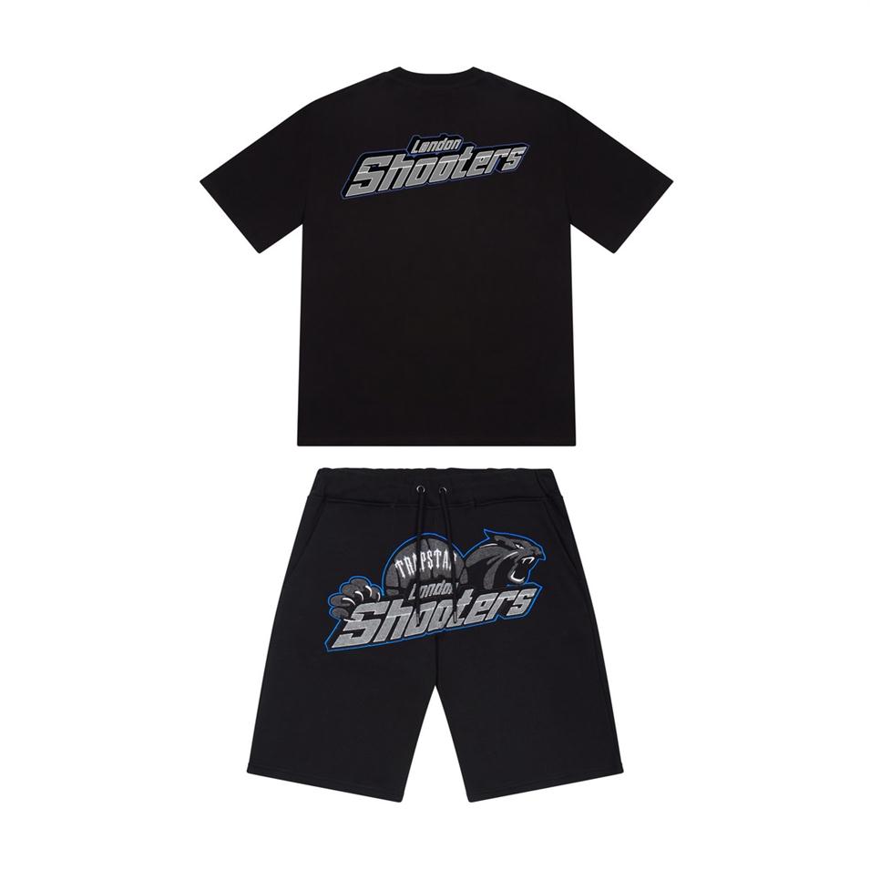 Summer new Trapstar London shooter short-sleeved t shirt suit chenille decoding black ice flavor 2.0 men's round neck T-shirt299o, Black suit 1
Summer new Trapstar London shooter short-sleeved t shirt suit chenille decoding black ice flavor 2.0 men's round neck T-shirt299o, Black suit 1