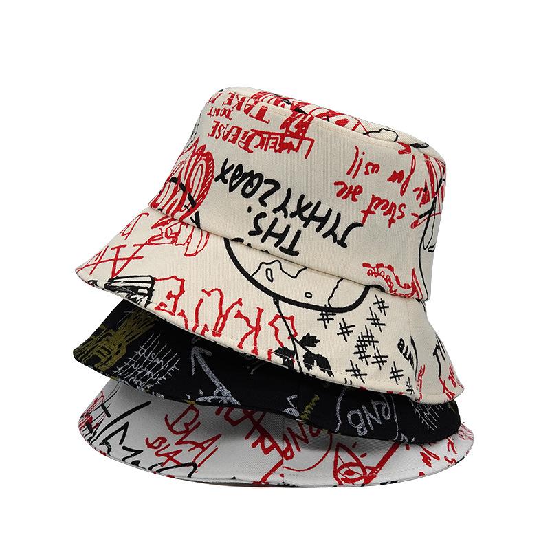Berets Fashion Bucket Hat Women Graffiti Letter Print Fisherman Men Summer Sun Cap Panama Fold Beach Travel Outdoor HatsBerets, White
Berets Fashion Bucket Hat Women Graffiti Letter Print Fisherman Men Summer Sun Cap Panama Fold Beach Travel Outdoor HatsBerets, White