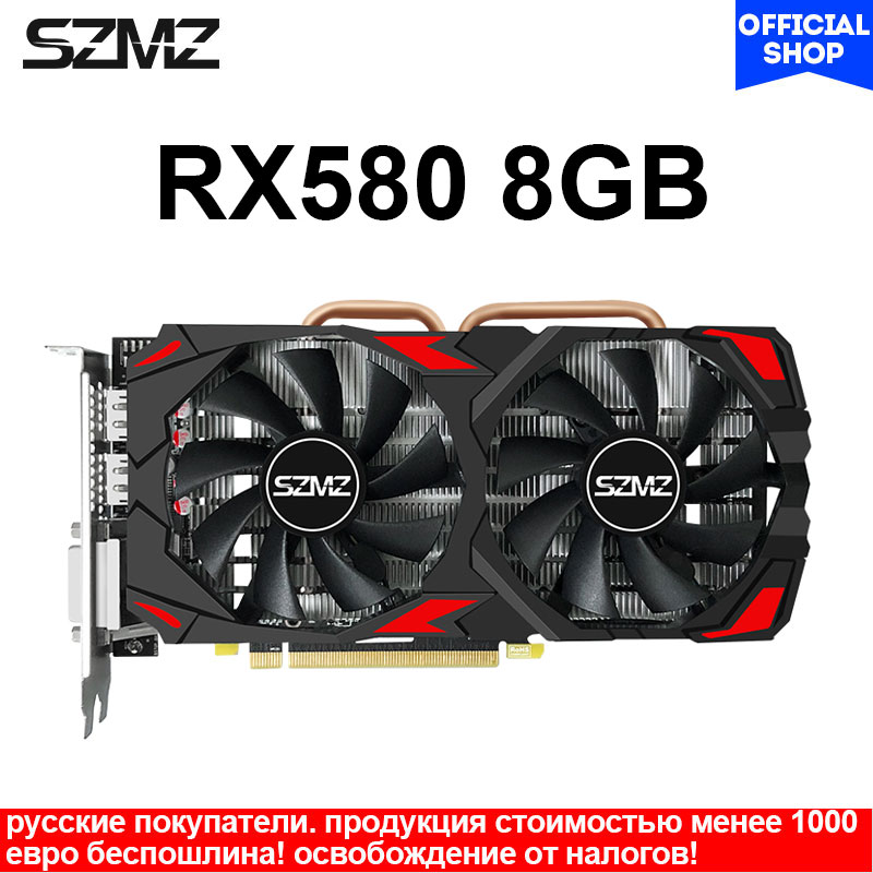 SZMZ Original Radeon Graphics Card RX 580 470 570 8gb GDDR5 256Bit video card rx580 GPU 8GB for mining gtx 960 1050 1060 Ti 4GBf
SZMZ Original Radeon Graphics Card RX 580 470 570 8gb GDDR5 256Bit video card rx580 GPU 8GB for mining gtx 960 1050 1060 Ti 4GBf