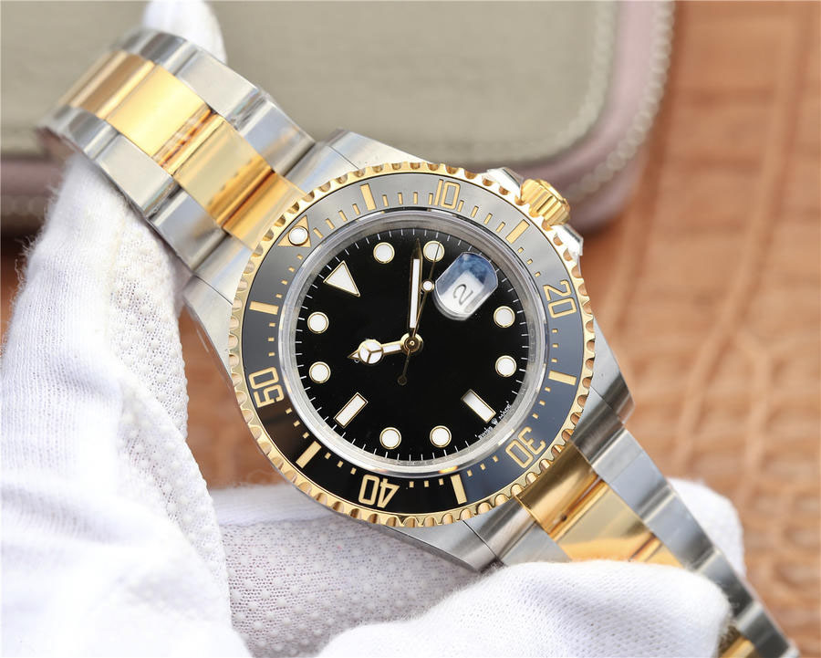 Super Factory Luxury Wristwatch SEA Ceramic Bezel Men 18K Real Wrap Gold 904l Steel Cal.2836 Automatic Movement 43MM 126603 Sport Dive Swim Wristwatches, Thimble
Super Factory Luxury Wristwatch SEA Ceramic Bezel Men 18K Real Wrap Gold 904l Steel Cal.2836 Automatic Movement 43MM 126603 Sport Dive Swim Wristwatches, Thimble