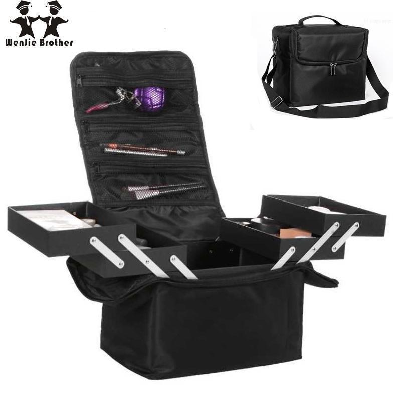 Shoulder Double Open Multi-layer Professional Makeup Case Nail Tattoo Tools Storage Package1, Black
Shoulder Double Open Multi-layer Professional Makeup Case Nail Tattoo Tools Storage Package1, Black