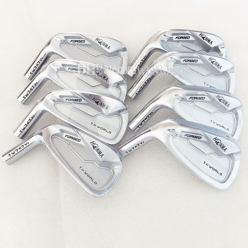 Golf Irons HONMA TW747 Vx Golf Clubs Left Handed Men Clubs Irons Set Graphite or Steel Shaft 4-9P R/S Flex Free shipping