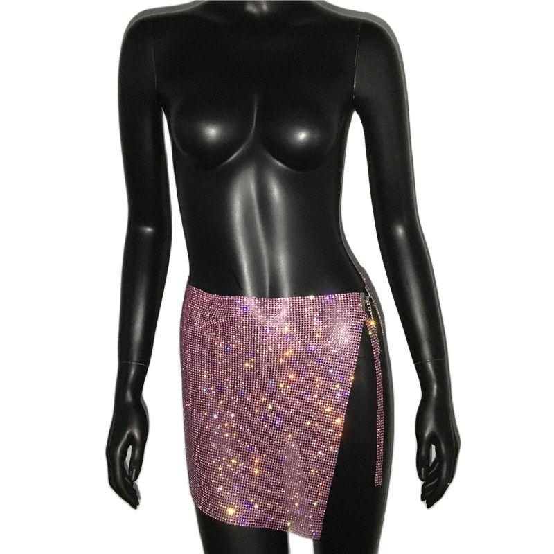 Skirts Glitter Crystal Rhinestone Mini Sexy Woman 2022 Luxury Fashion Metal Mesh See Through Split Festival For WomanSkirts, Black
Skirts Glitter Crystal Rhinestone Mini Sexy Woman 2022 Luxury Fashion Metal Mesh See Through Split Festival For WomanSkirts, Black