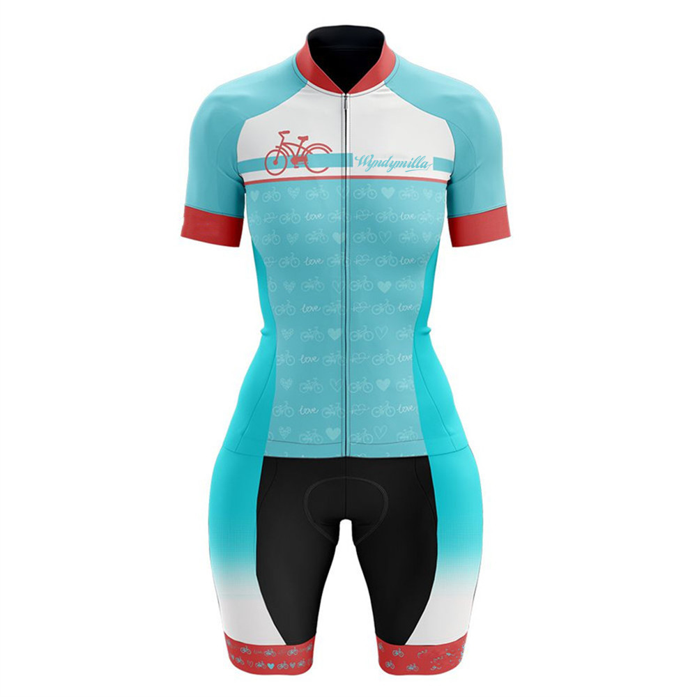 WYNDYMILLA Macaquinho Cycling Wonder Women Clothing Short Jumpsuit Female Cyclist Shorts With Gel Summer Set Triathlon Skinsuit