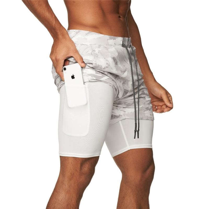 Men's Shorts 2022 Summer Running Men 2 In 1 Sports Jogging Fitness Training Quick Dry Camouflage Sport Gyms Short, White;black
Men's Shorts 2022 Summer Running Men 2 In 1 Sports Jogging Fitness Training Quick Dry Camouflage Sport Gyms Short, White;black