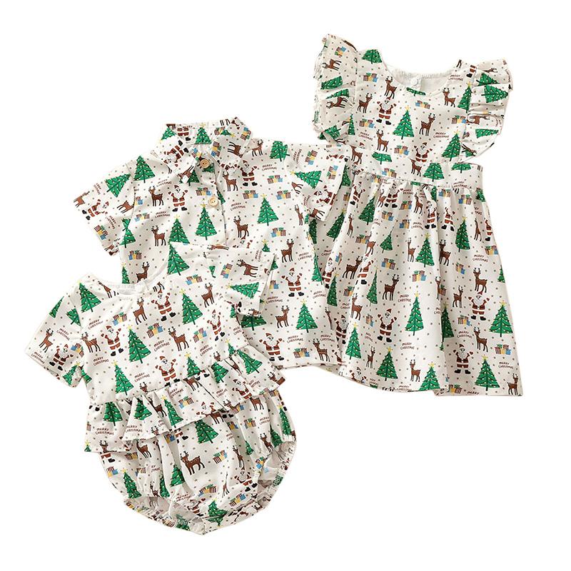 Family Matching Outfits Christmas Baby Boy Girl Sister Short Sleeve Romper Round Collar Sleeveless Dress Boys Collared Shirt Born Toddler 0-, As pic
Family Matching Outfits Christmas Baby Boy Girl Sister Short Sleeve Romper Round Collar Sleeveless Dress Boys Collared Shirt Born Toddler 0-, As pic