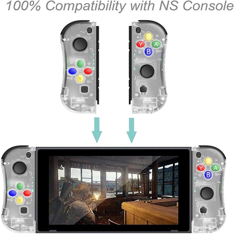 Wireless Joystick for Nintend Switch Controller JoyCon Joy-Con Gamepad can be used through wired and Bluetoot341U
Wireless Joystick for Nintend Switch Controller JoyCon Joy-Con Gamepad can be used through wired and Bluetoot341U