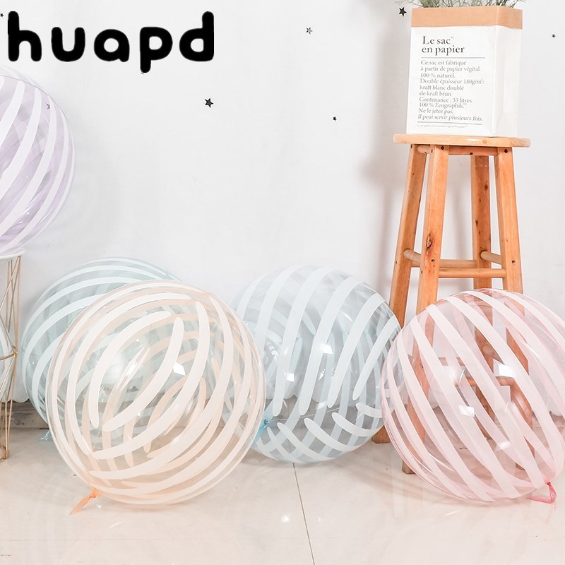 50 30pcs Crystal stripes Bubble Balloon 18 inch Colorful Striped Bobo for Wedding Decoration Happy Birthday Part 220523
50 30pcs Crystal stripes Bubble Balloon 18 inch Colorful Striped Bobo for Wedding Decoration Happy Birthday Part 220523