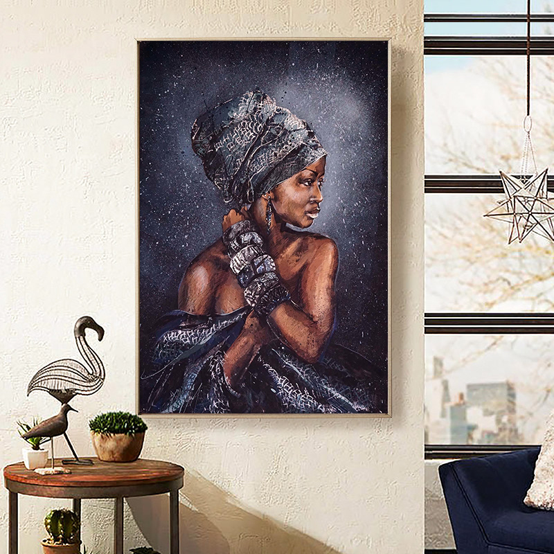 Smiling African Nude Women Abstract Portrait Oil Painting on Canvas Posters and Prints Wall Art Picture for Living Room Decor
Smiling African Nude Women Abstract Portrait Oil Painting on Canvas Posters and Prints Wall Art Picture for Living Room Decor