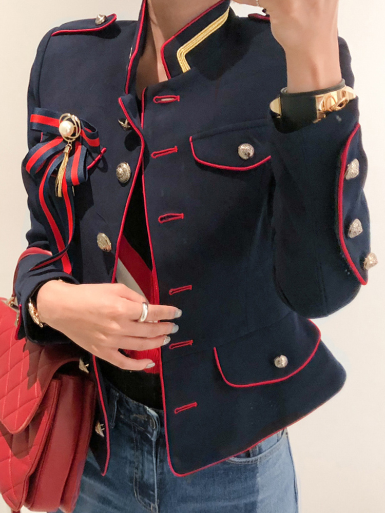 Fashion Korean Women Coat High Quality Vintage Temperament Formal Classic Mujer Suit Outerwear Femme Jacket Blazer Spring Autumn 220722