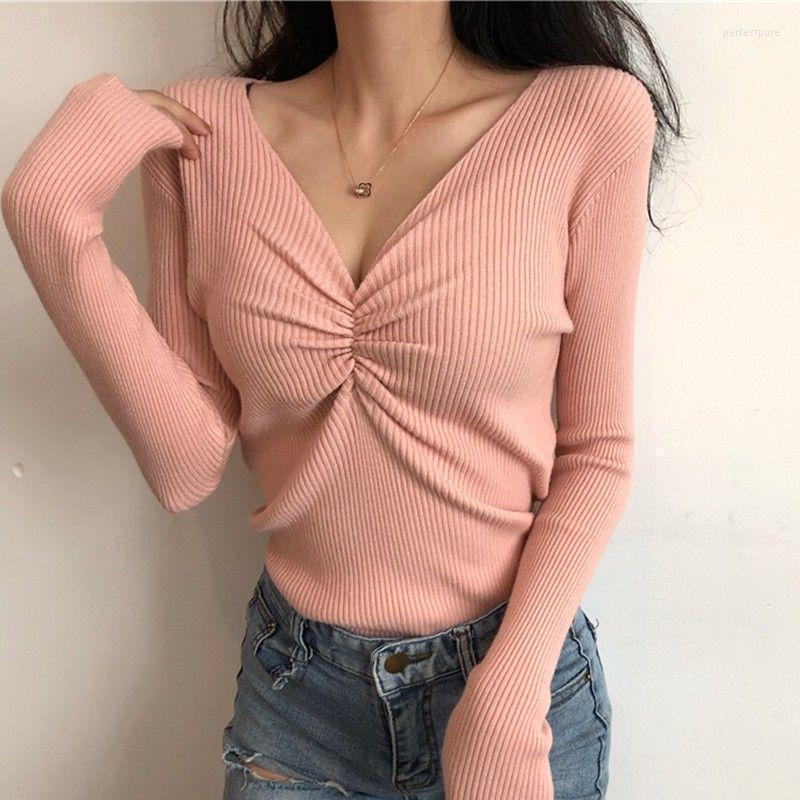 Women' Sweaters 2022 Autumn Winter Women Sweater Sexy V-Neck Solid Knit Slim Pullover Long Sleeve Soft Warm Knitwear Perf22, Green
Women' Sweaters 2022 Autumn Winter Women Sweater Sexy V-Neck Solid Knit Slim Pullover Long Sleeve Soft Warm Knitwear Perf22, Green