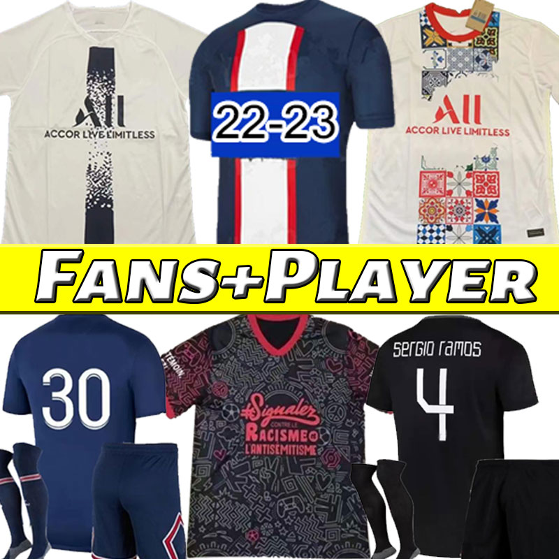 PLAYER Version MBAPPE HAKIMI SERGIO RAMOS soccer jerseys 21 22 23 Maillots pSGS football shirt 2022 2023 men + kids kit sets uniform enfants maillot de foot WIJNALDUM, Home
PLAYER Version MBAPPE HAKIMI SERGIO RAMOS soccer jerseys 21 22 23 Maillots pSGS football shirt 2022 2023 men + kids kit sets uniform enfants maillot de foot WIJNALDUM, Home