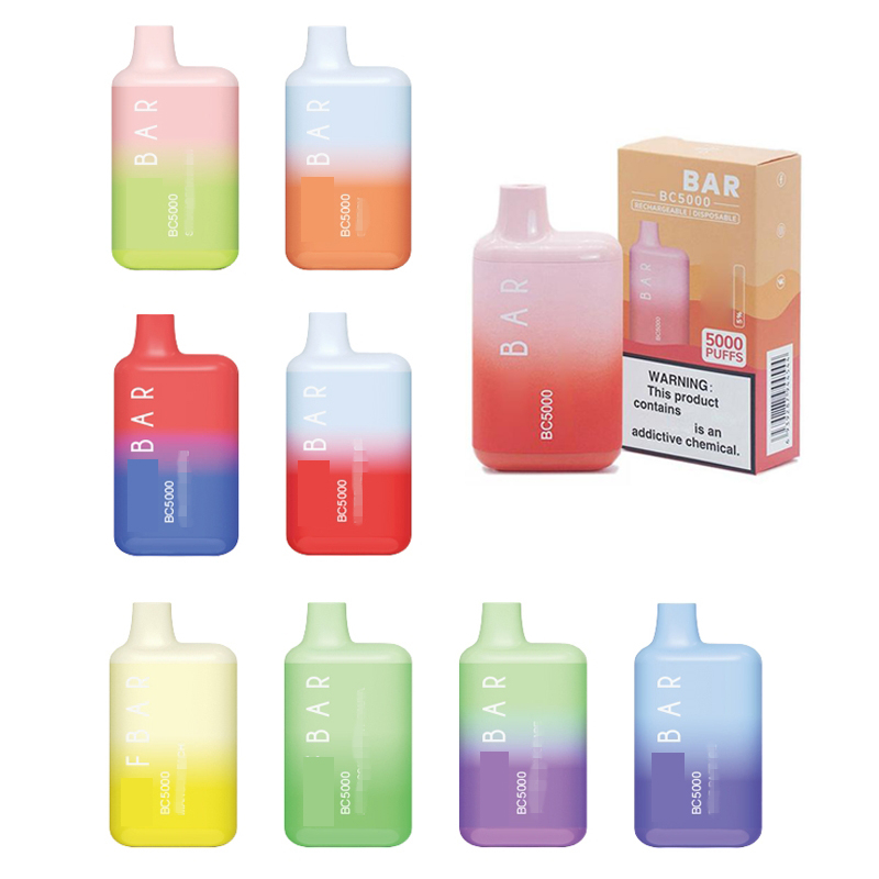 E BAR BC5000 e Cigarettes Disposable Vapes 20 Colors 650mAh Rechargeable Battery 13ml prefilled Box vape Device
E BAR BC5000 e Cigarettes Disposable Vapes 20 Colors 650mAh Rechargeable Battery 13ml prefilled Box vape Device